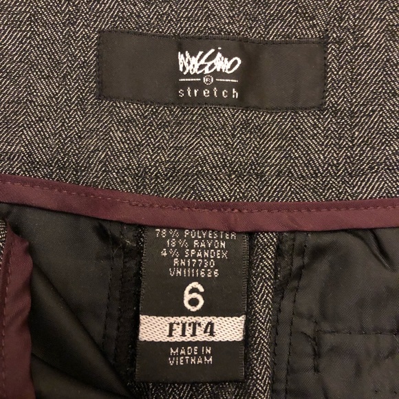 Mossimo herringbone pattern straight leg pants - Picture 4 of 6